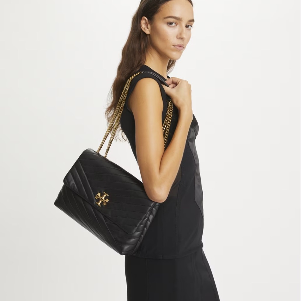 TORY BURCH KIRA CHEVRON CONVERTIBLE SHOULDER BAG